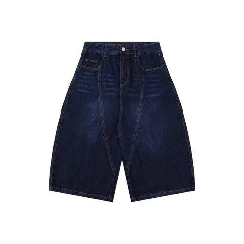 TIMD Blue Men's Denim Shorts TIMD Синий Мужские Джинсовые Шорты
