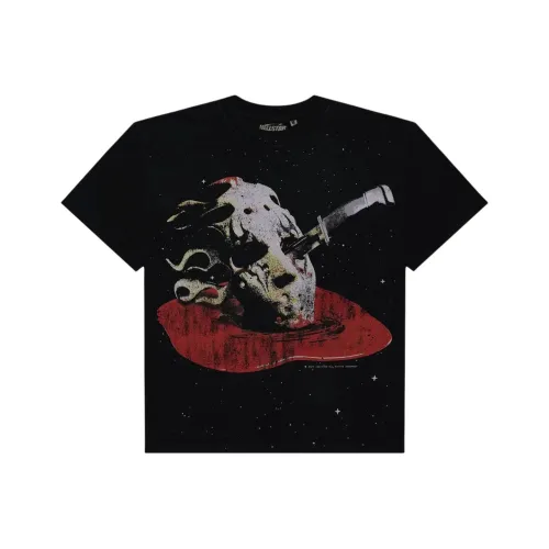 Hellstar Черные Мужские T-Рубашки