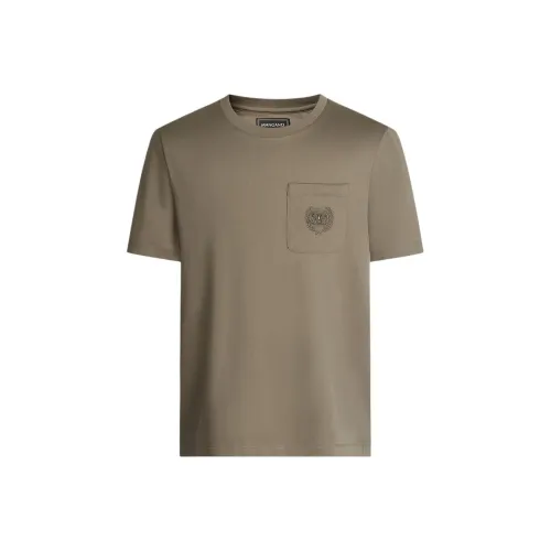 MANGANO Армия Зеленая Мужская T-Рубашка