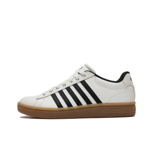 K·SWISS Беговые кроссовки Low Топ 198 Бобовый South Белый/Чисто черный/Сырой каучук, Женские