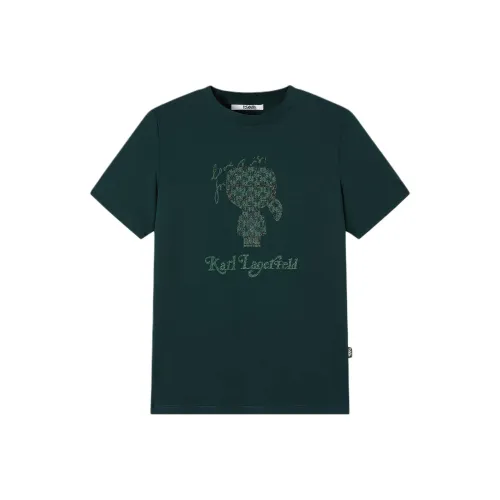 Karl Lagerfeld T-Shirt Мужской Зеленый