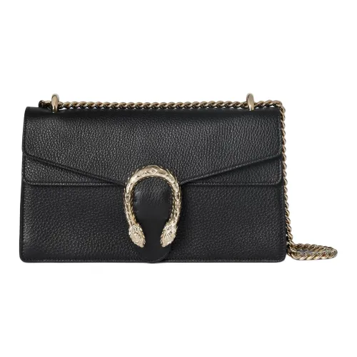 GUCCI Dionysus Кожа Сумка через плечо Сумка на плечо Средняя Женская Черная