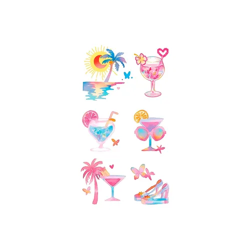 SHITIAN Летний праздник Многоцветный Татуировка Наклейка