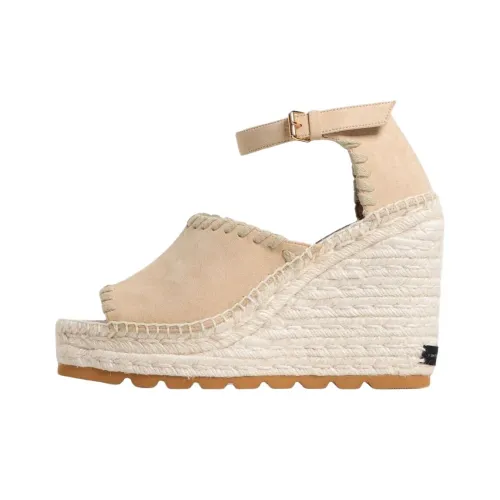 Stella McCartney One Ремень Сандалии Женские Бежевый