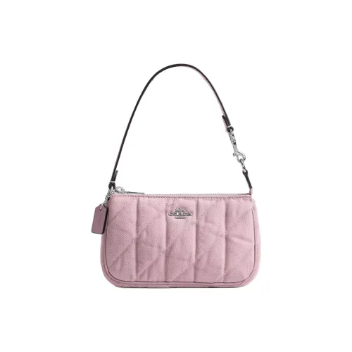 COACH Nolita Denim Bag Small Women's Carnation Pink