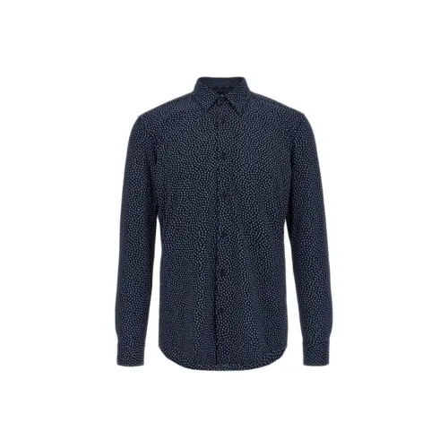 Hugo Boss Мужские Синие Рубашки