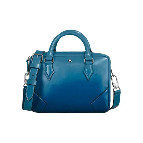 MONTBLANC Кожа Доска Сумка Мини Унисекс Чернила Дымчато-голубой