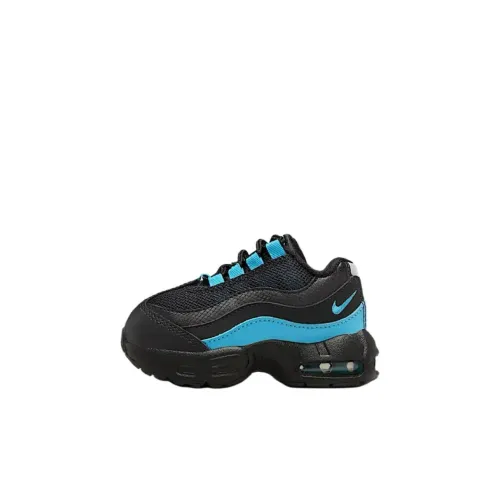 Nike Air Max 95 Low Топ Обувь для малышей Черный Синий Infant And Toddler