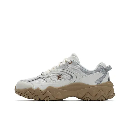 FILA OAKMONT 2S Ouke Starry 2S Low Топ Кроссовки с Толстой Подошвой Женские Молочно-белые