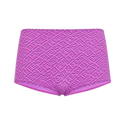 FENDI x SKIMS Повседневные шорты Мужские Фиолетовые