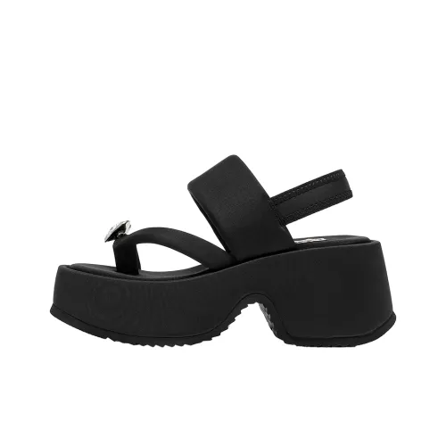 LOMOQUEEN Пляжные сандалии Женские Премиум Черные