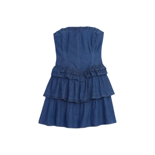 GAP x LOVESHACKFANCY Без рукавов Платье Женское Темно-синий
