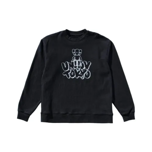 KAWS совместный бренд Черные мужские свитшоты