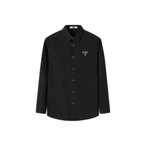 Karl Lagerfeld Рубашка Мужская Черная