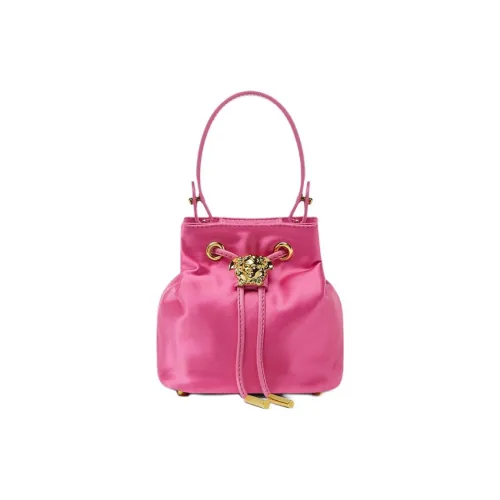 VERSACE La Medusa Вискоза Ведрообразная Сумка Сумка через плечо Мини Женский Розовый
