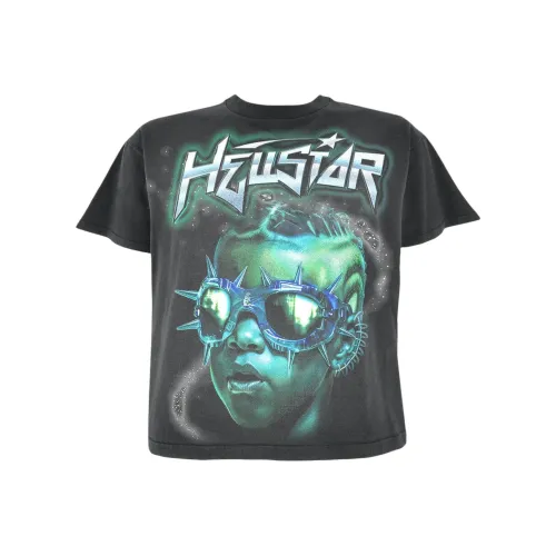Hellstar T-Shirt Мужской Черный Синий