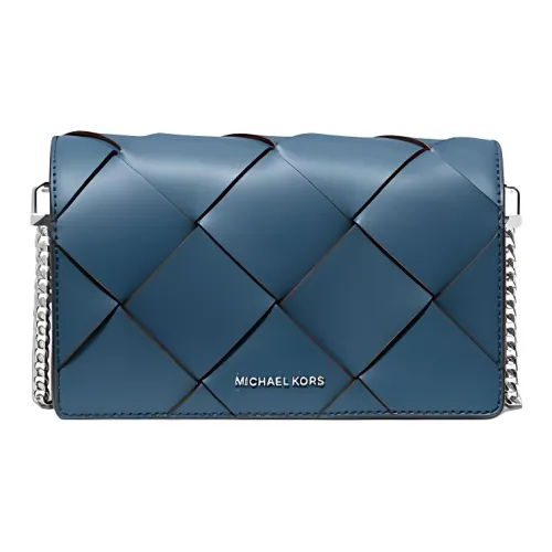 MICHAEL KORS Jet Set Кожа Сумка через плечо Средняя Женская Синяя