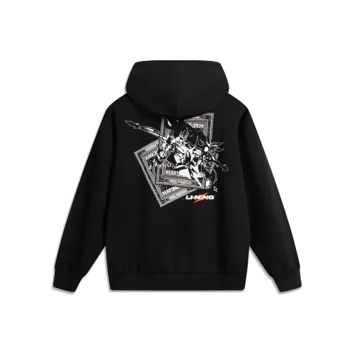 LINING Sports Life Collection Черный с Цветочным Унисекс Толстовки