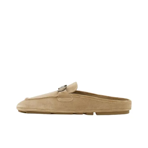 Ferragamo Gancini Домашние тапочки Мужские Бежевые