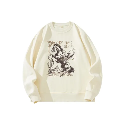 Go it alone Абрикос Унисекс Свитшоты