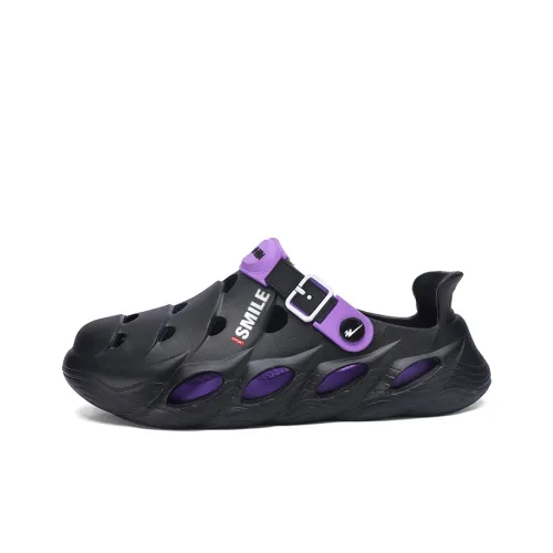 Binary Сабо Мужской Черный Фиолетовый