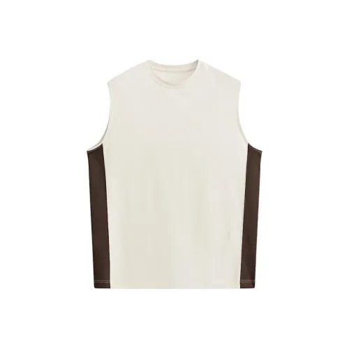 MODE COMMUTER Топ без рукавов Мужской Светлый Бежевый
