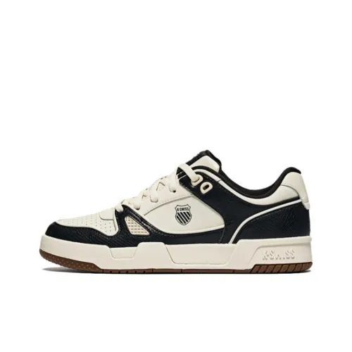 K·SWISS Скейтборд Кроссовки Low Top 202 Тофу Белый/Чисто Черный/Сырой Каучук Мужской