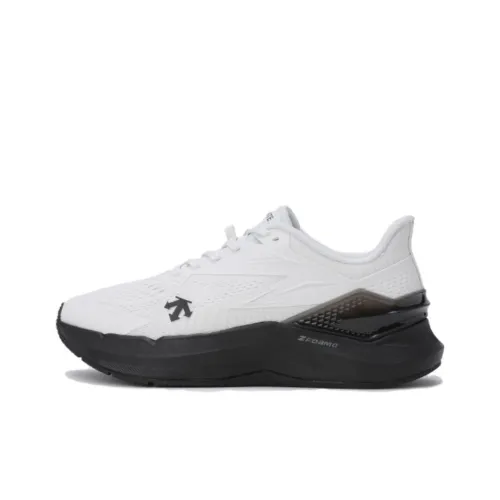DESCENTE MOVESTEP Беговые кроссовки Низкий верх Белый/Черный Унисекс