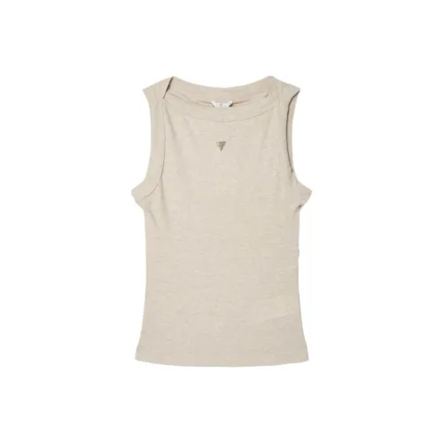 GUESS Светло-бежевые Женские Майки