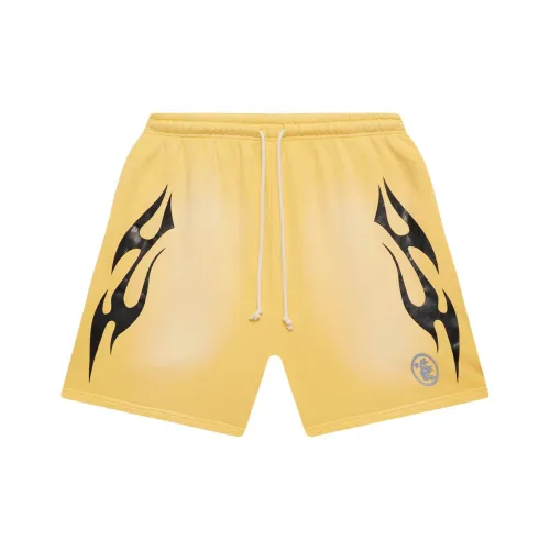 Hellstar Повседневные шорты Мужские Желтые