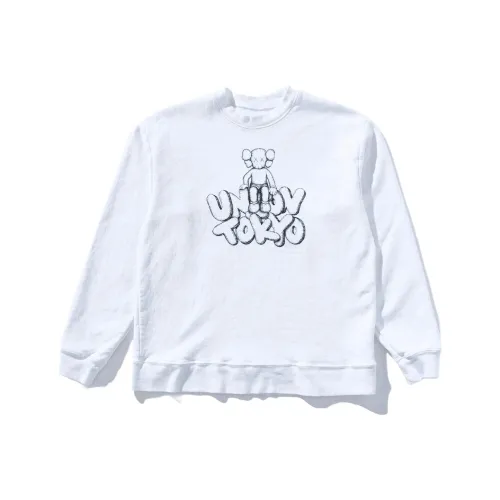 KAWS Белый Мужской Свитшот