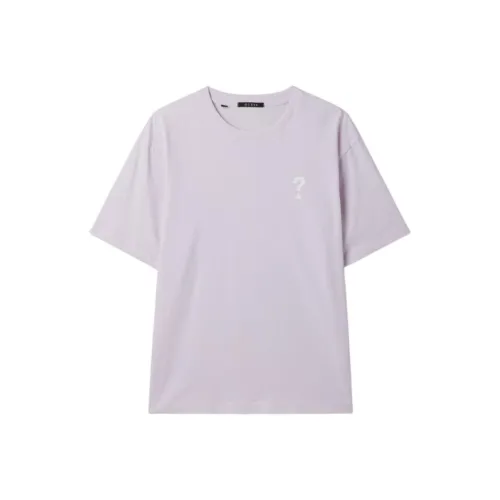 GUESS Светло-фиолетовая унисекс футболка