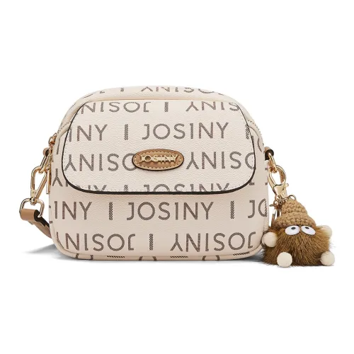 JOSINY Сумка через плечо из ПВХ Женская Экрю Кофейный