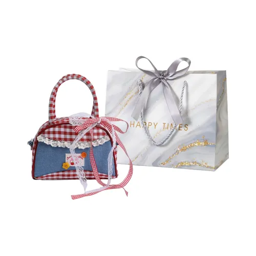 Miss Angel Деним Сумка через плечо Сумка Женская Красная Клетка