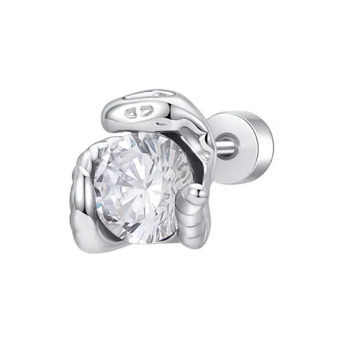 Lady Go Титановые стальные серьги-гвоздики унисекс