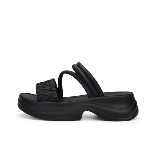 Warrior One Ремень Сандалии 3 см Женские Черный