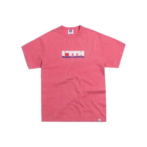 KITH x Russell Athletic T-Shirt Мужская Розово-Красная