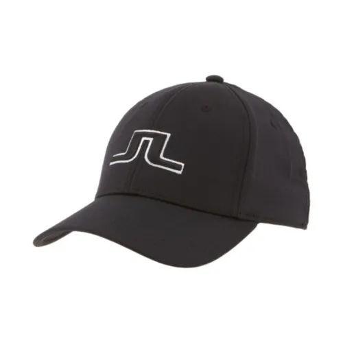 J.Lindeberg Полиэстер Эластан Бейсболки Мужские Черные