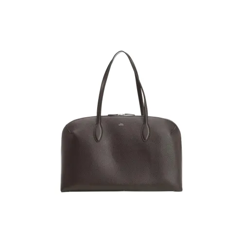 TOTEME Телячья кожа Тоут Сумка Сумка для покупок Сумка Женская Шоколад