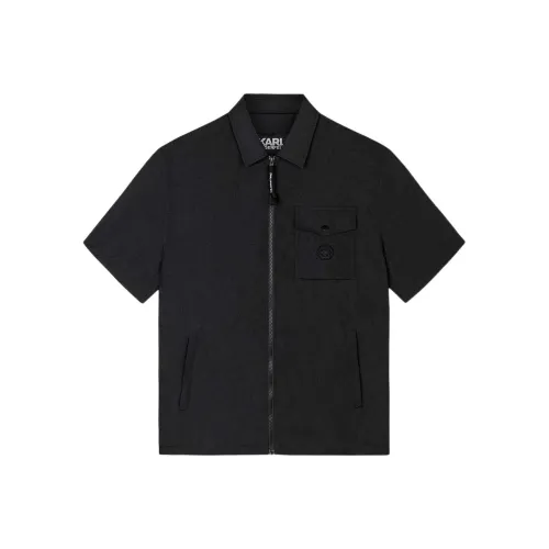 Karl Lagerfeld Рубашка Мужская Черная