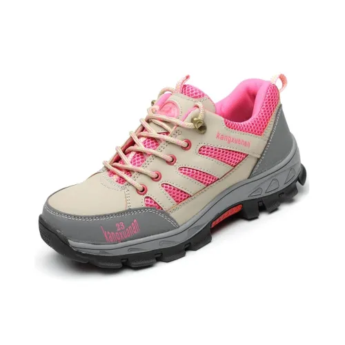 K KANGXUANAN Износостойкий и Водонепроницаемый Низкий Топ Уличная Обувь Женская Розовая