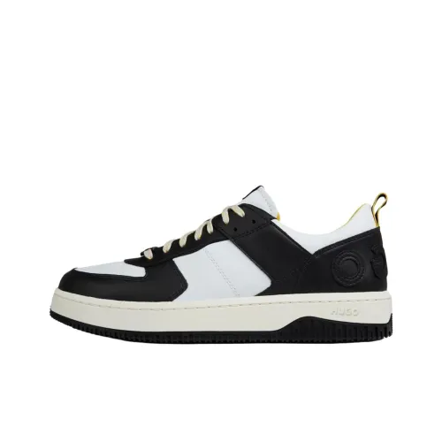 Hugo Boss Kilian Теннис Низкий Топ Скейтбординг Кроссовки Мужские Черные Белые