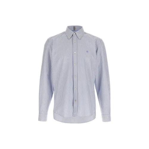 Hugo Boss Мужские Синие Рубашки