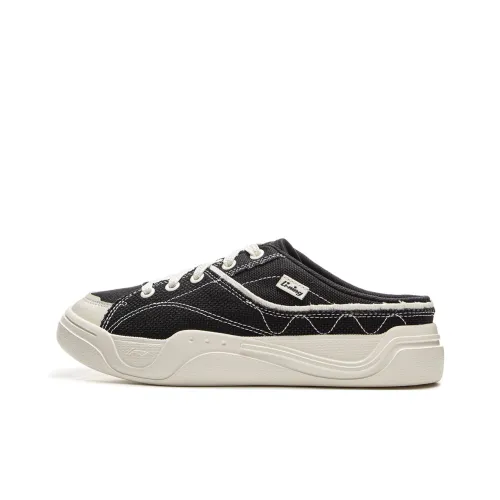 LINING Износостойкие Домашние тапочки Женские Черные