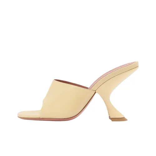 AMINA MUADDI Слипоны 9 см Женские Желтые