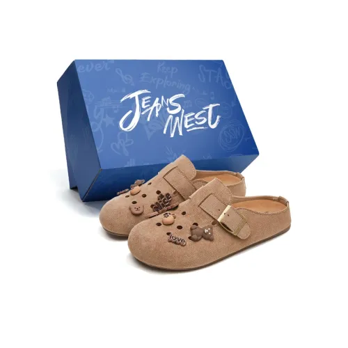 JEANSWEST Противоскользящие тихие домашние тапочки для женщин