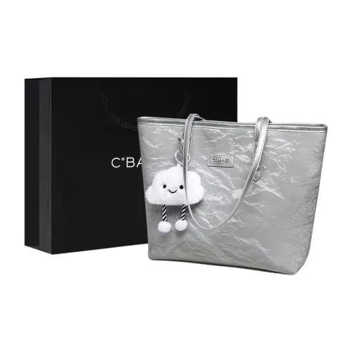 C°BANNER Сумка через плечо из синтетической кожи большой женский серый