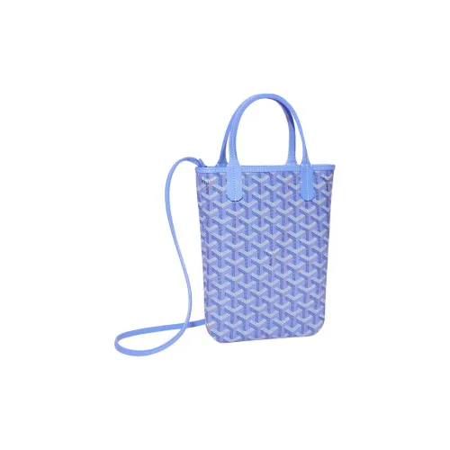 GOYARD Холст Тоут Сумка Сумка для покупок Сумка через плечо Сумка Маленькая Женская Ирисовый Фиолетовый