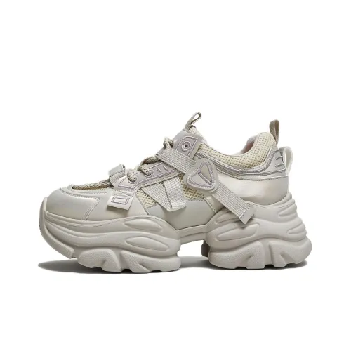 TATA Дышащие Низкие Топ Кроссовки с Толстой Подошвой Женские