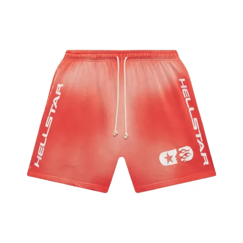 Hellstar Повседневные шорты Мужские Красные